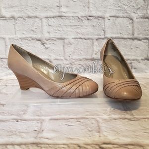 ALDO Taupe Wedge Heels 5